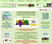 Plocher Produkte Schweiz Hauptseite und Shop Ansicht Startseite