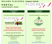 Plocher Schweiz Generalvertretungen Portal Ansicht Startseite